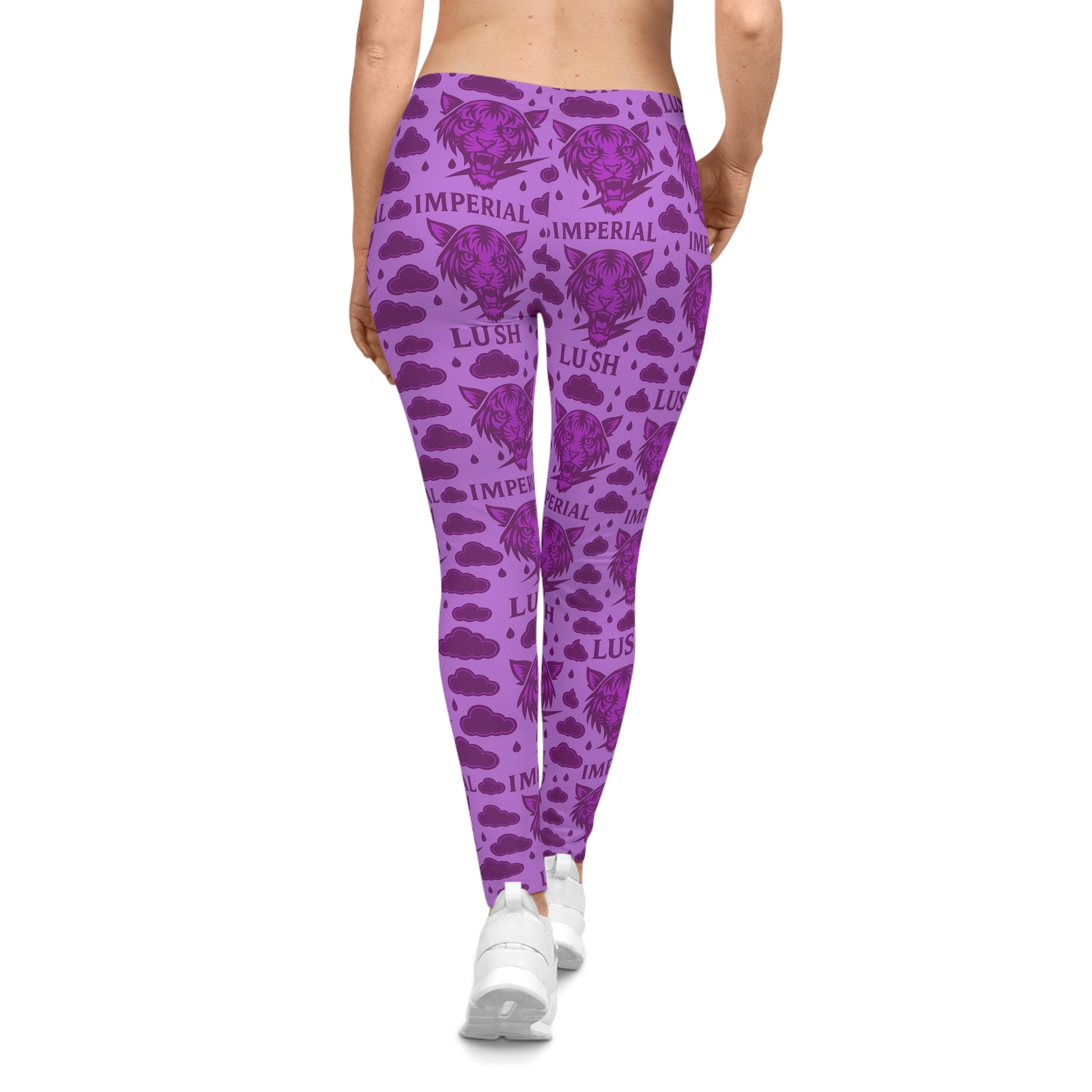 "Purple Royal Voltage Leggings"