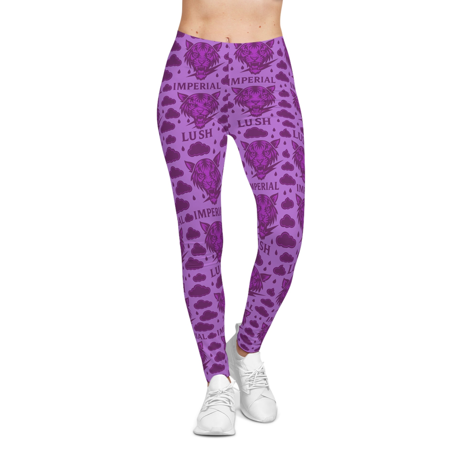 "Purple Royal Voltage Leggings"