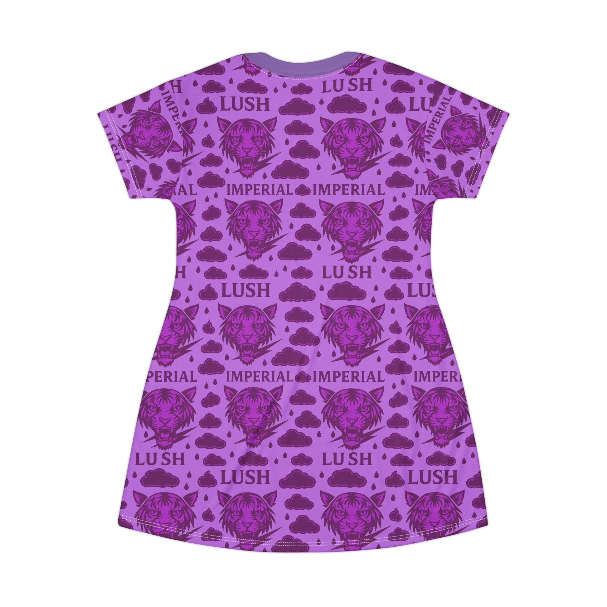 "Purple Royal Voltage Dress"