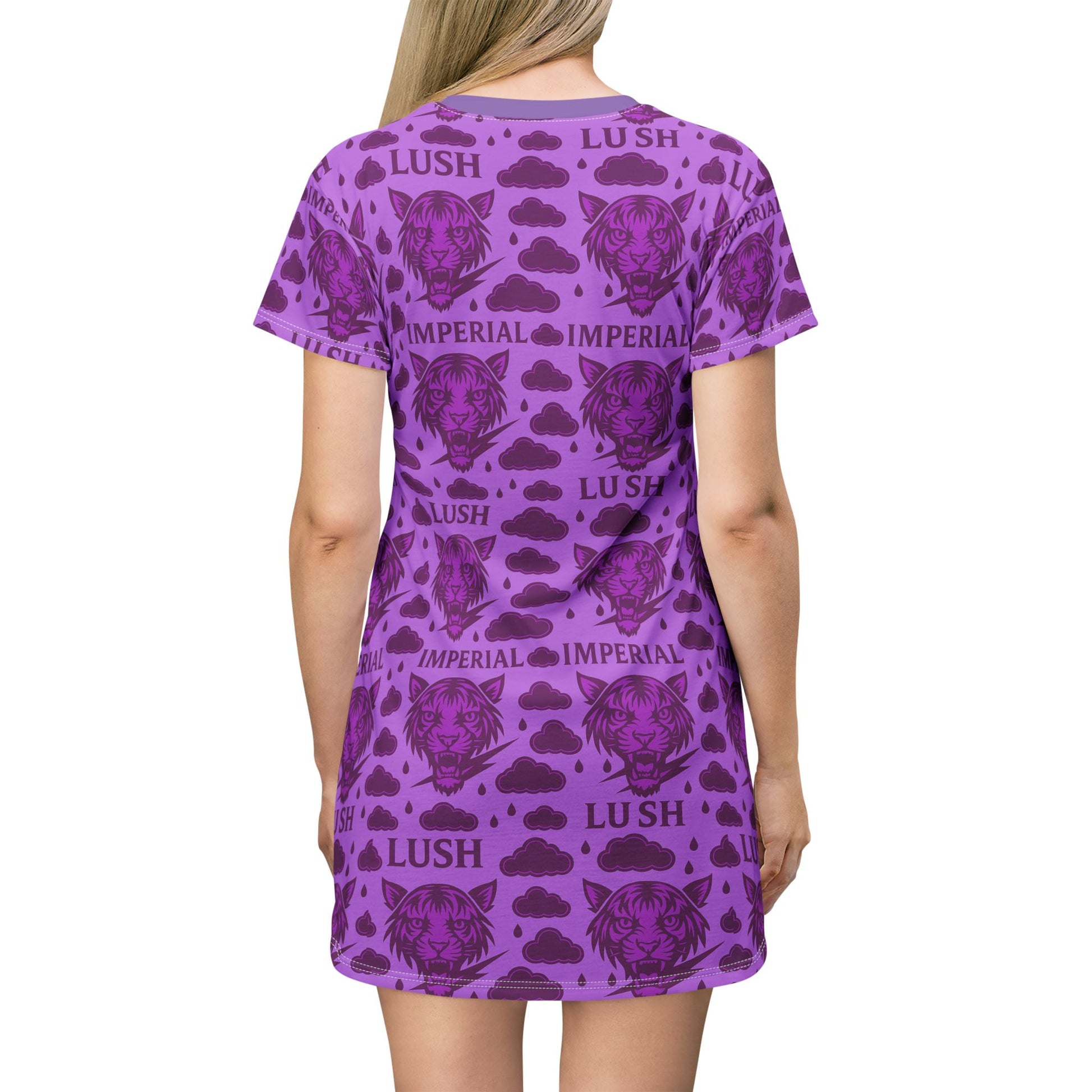 "Purple Royal Voltage Dress"