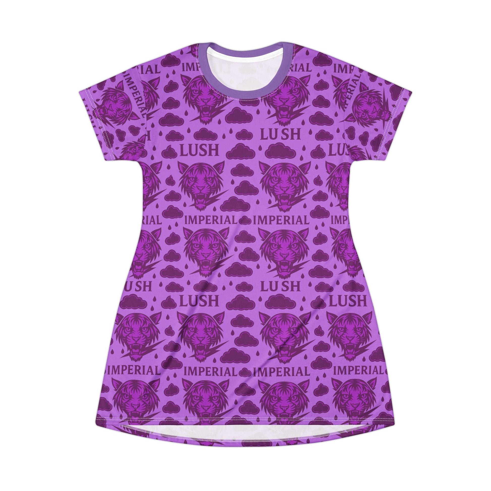 "Purple Royal Voltage Dress"