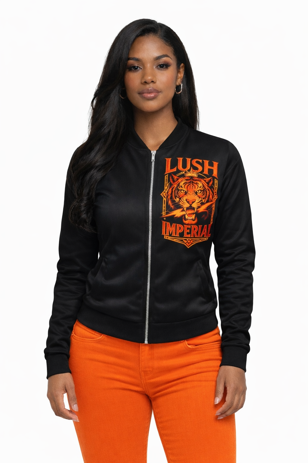 " Unisex Tiger Reign Bomber Jacket"