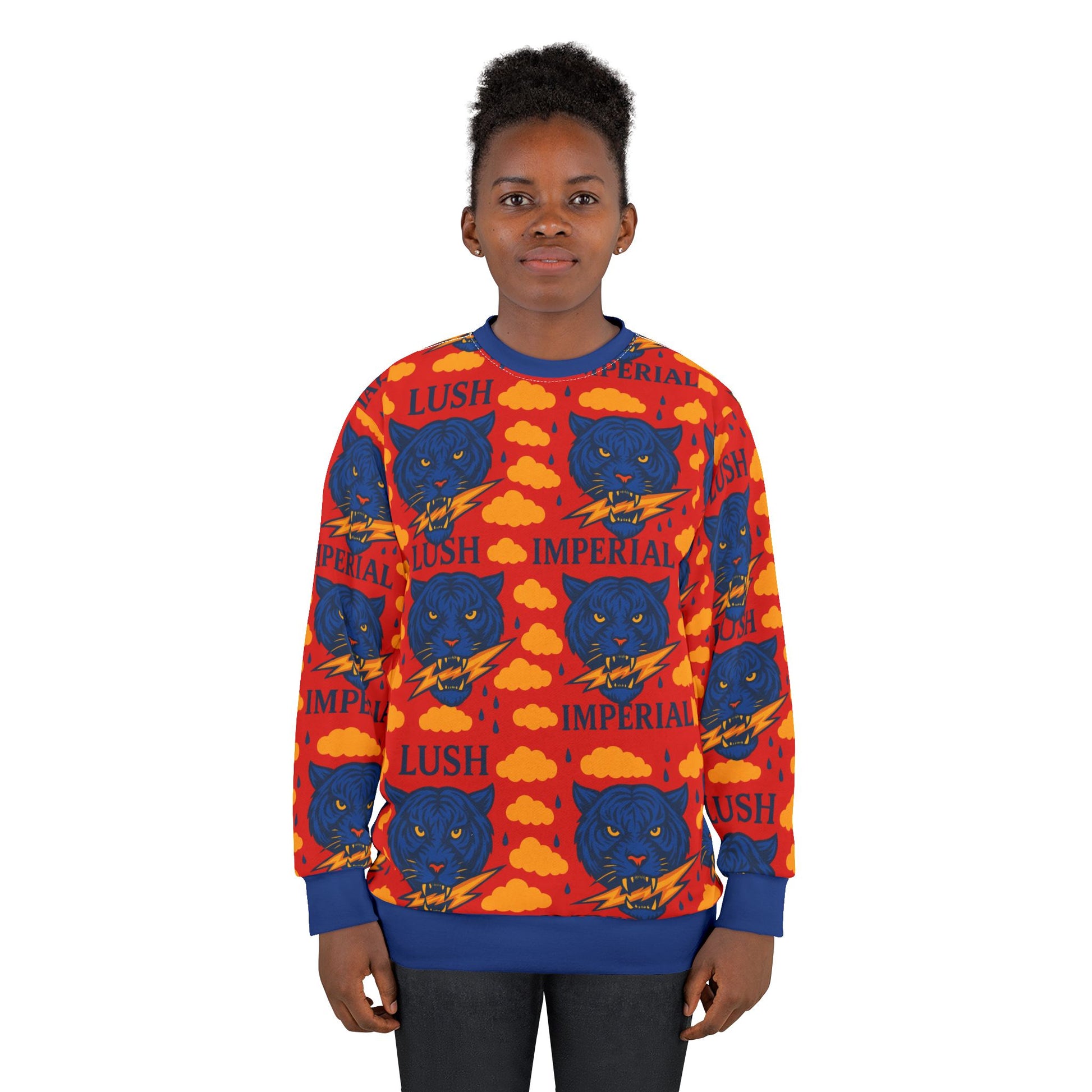 Blue & Gold Royal Voltage Sweater