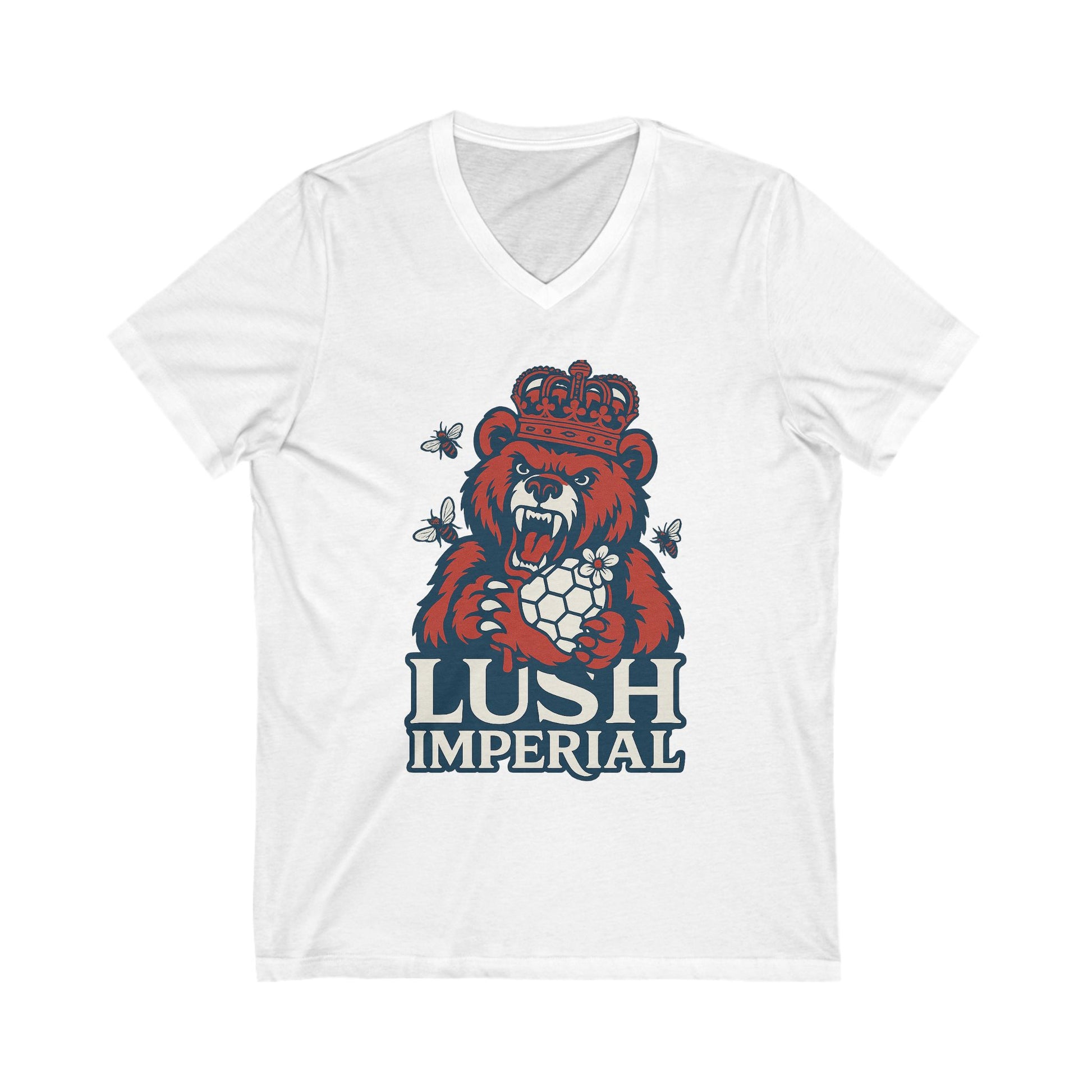 Lush Imperial Bear Red, White And Blue