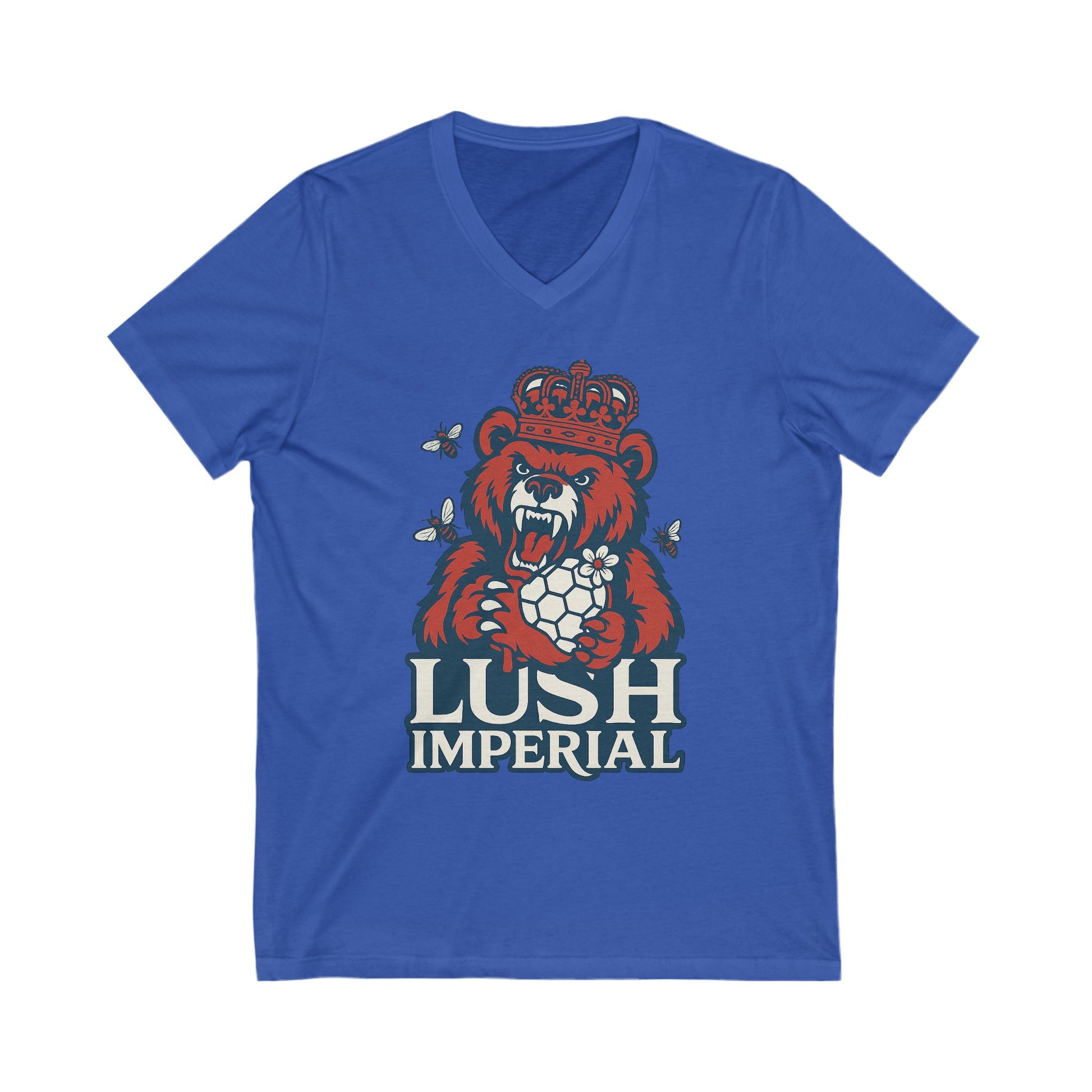 Lush Imperial Bear Red, White And Blue