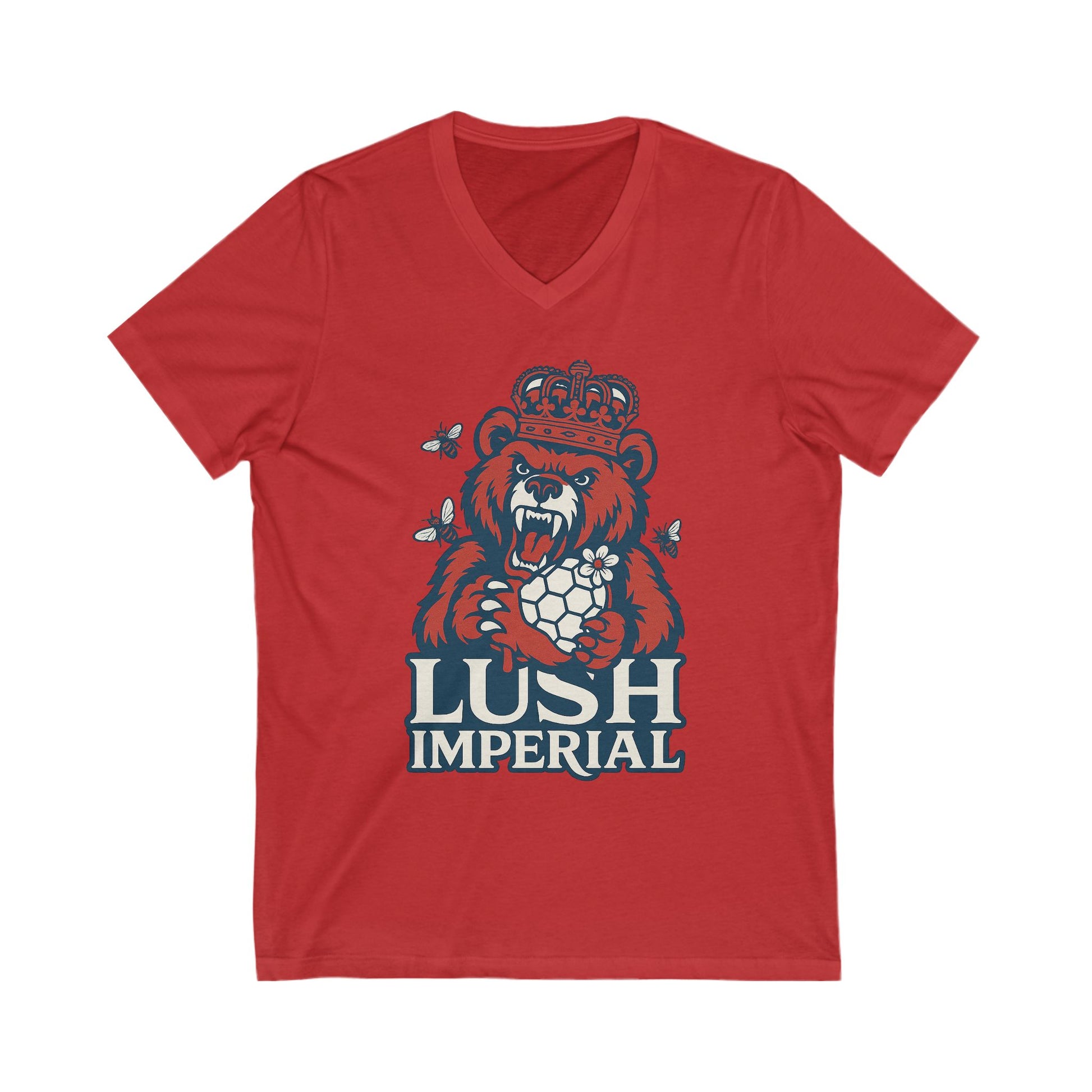 Lush Imperial Bear Red, White And Blue