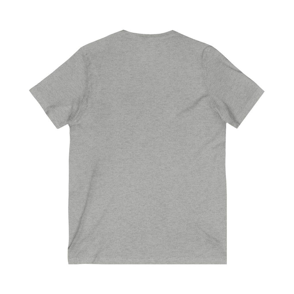 Unisex Tiger Graphic V-Neck Tee - Lush Imperial Design, Casual Fashion, Gift for Animal Lovers, Summer Wear, Unique T-Shirt