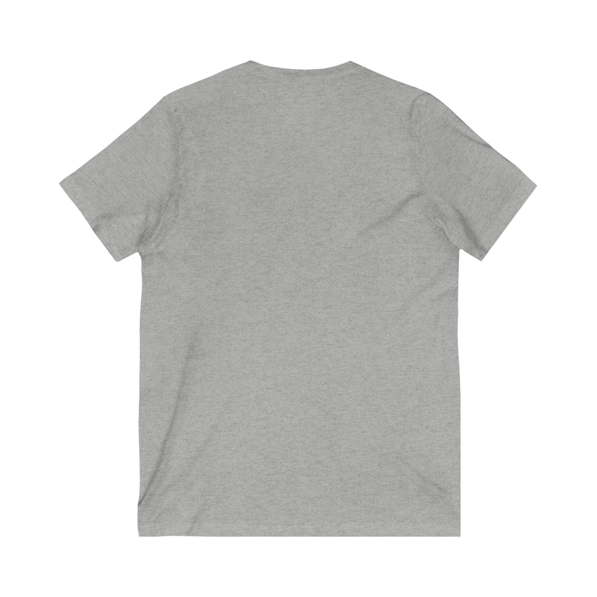 Unisex Tiger Graphic V-Neck Tee - Lush Imperial Design, Casual Fashion, Gift for Animal Lovers, Summer Wear, Unique T-Shirt