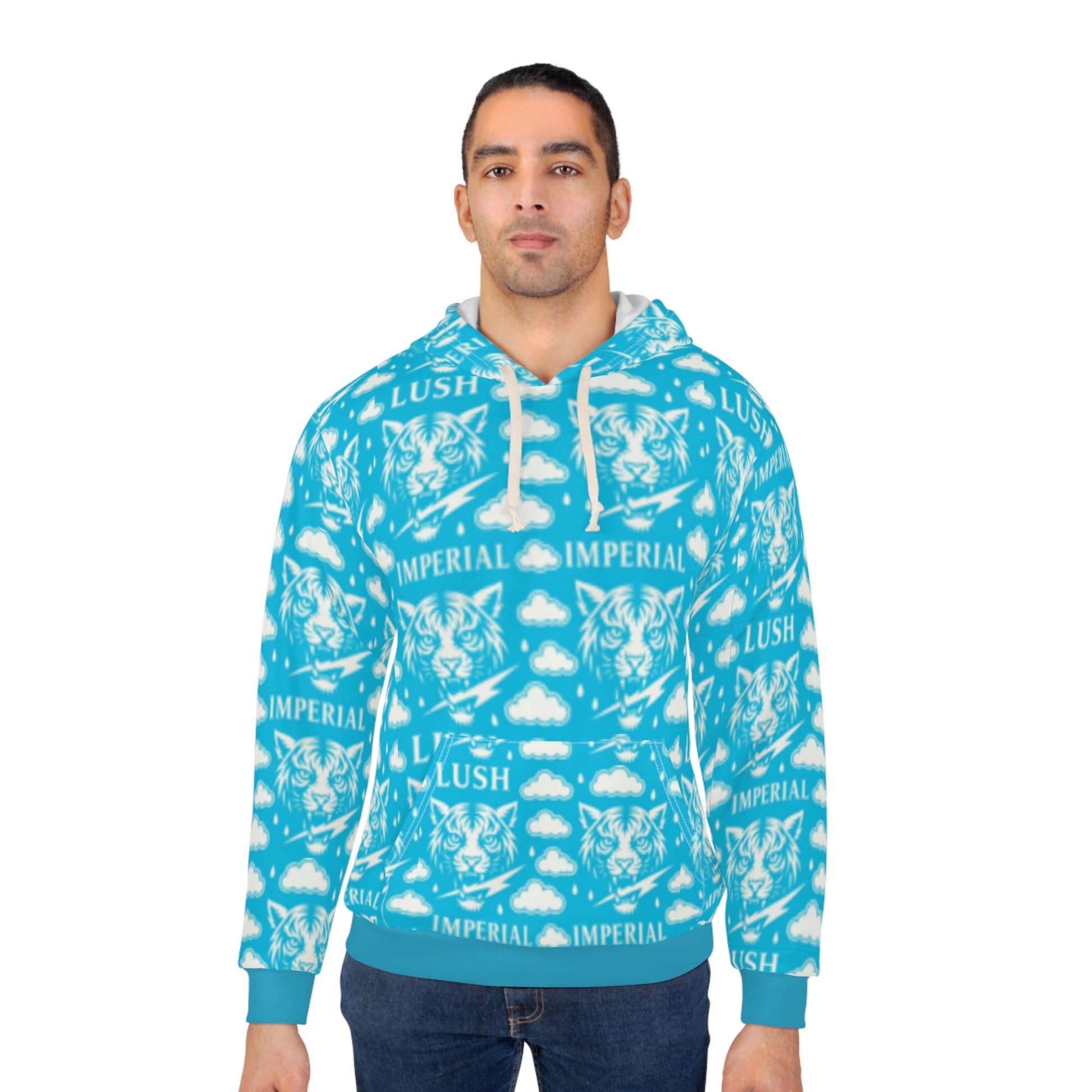 Sea Blue Royal Voltage Unisex Hoodie