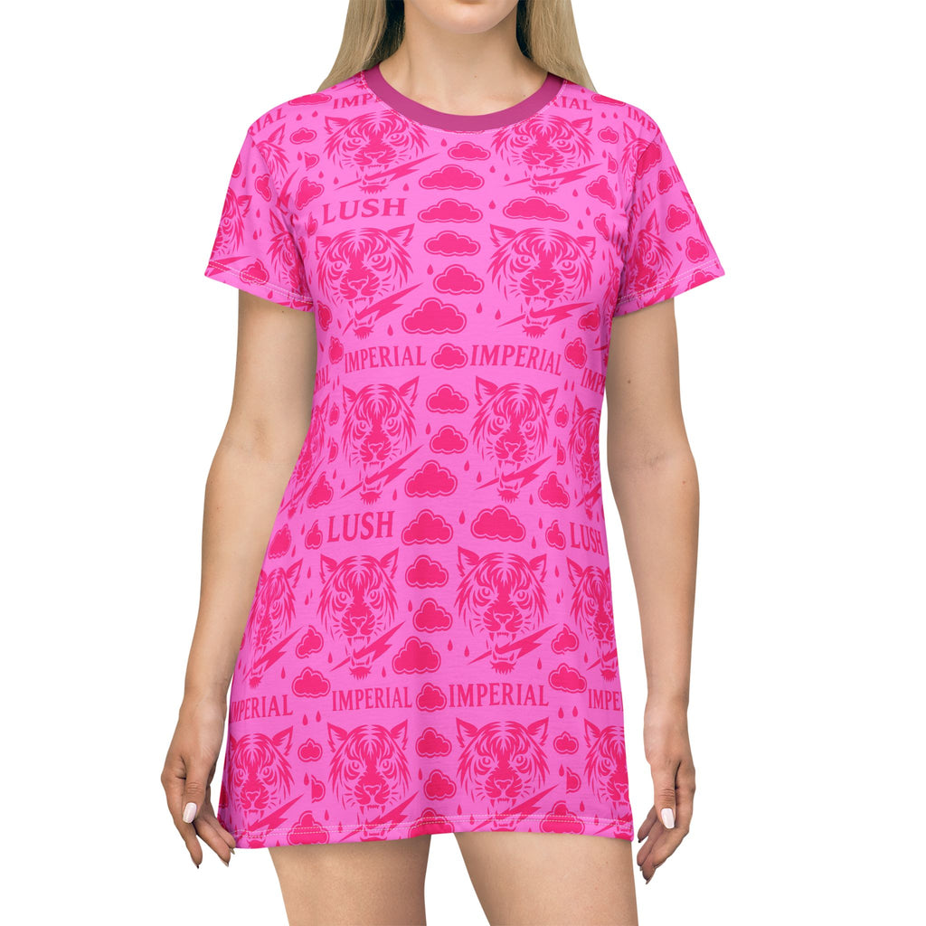 Pink Royal Voltage Dress