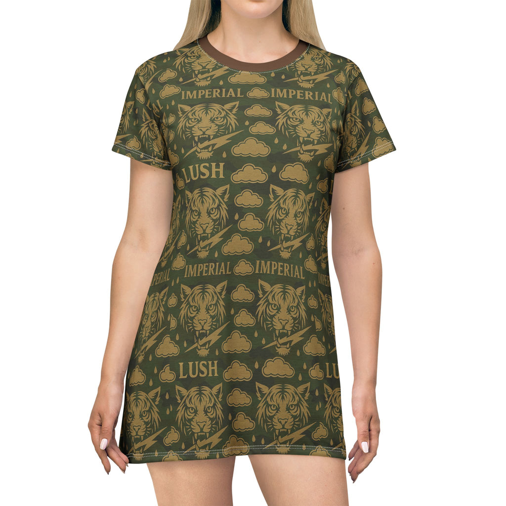 Lush Imperial Army Color Dress