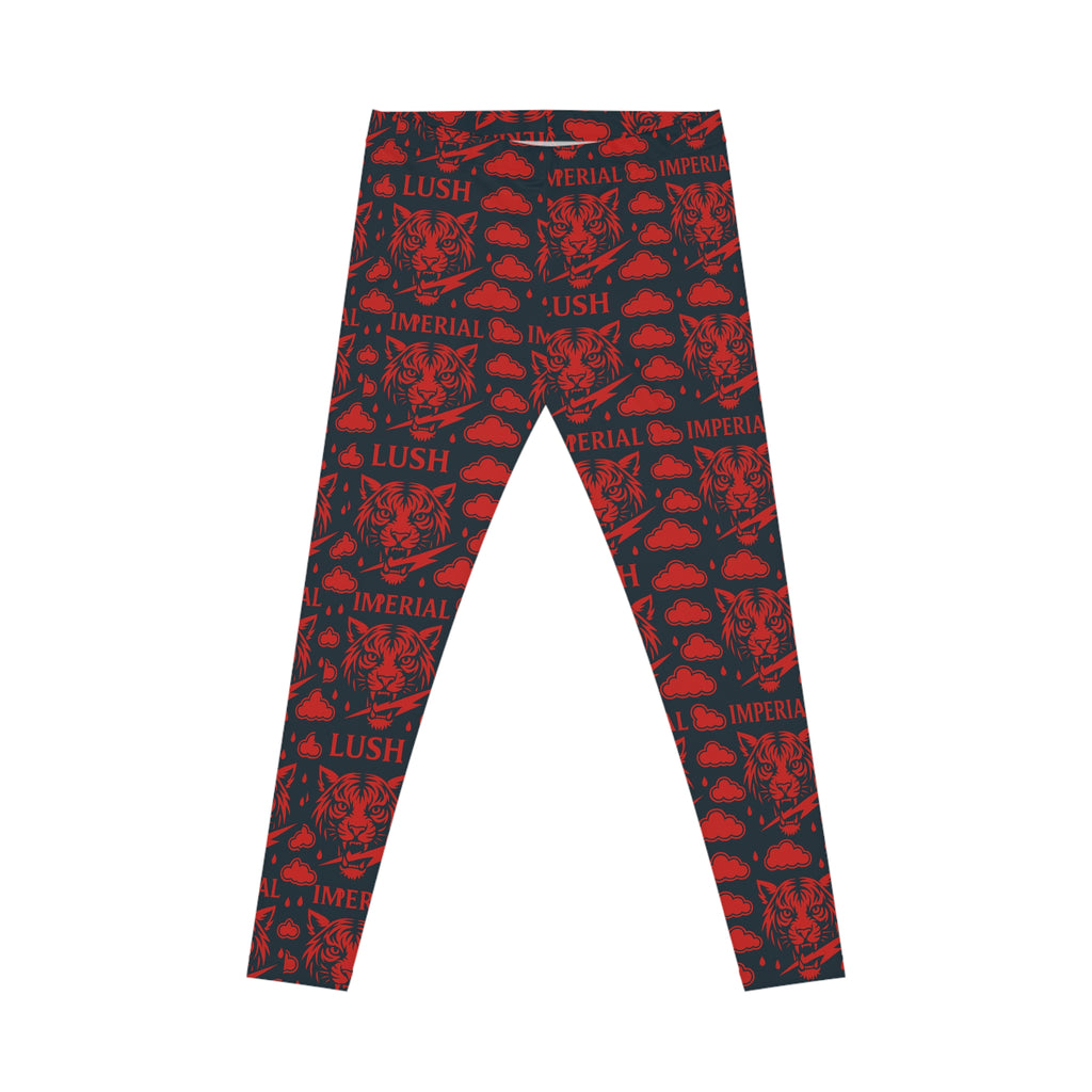 Red & Navy Leggings