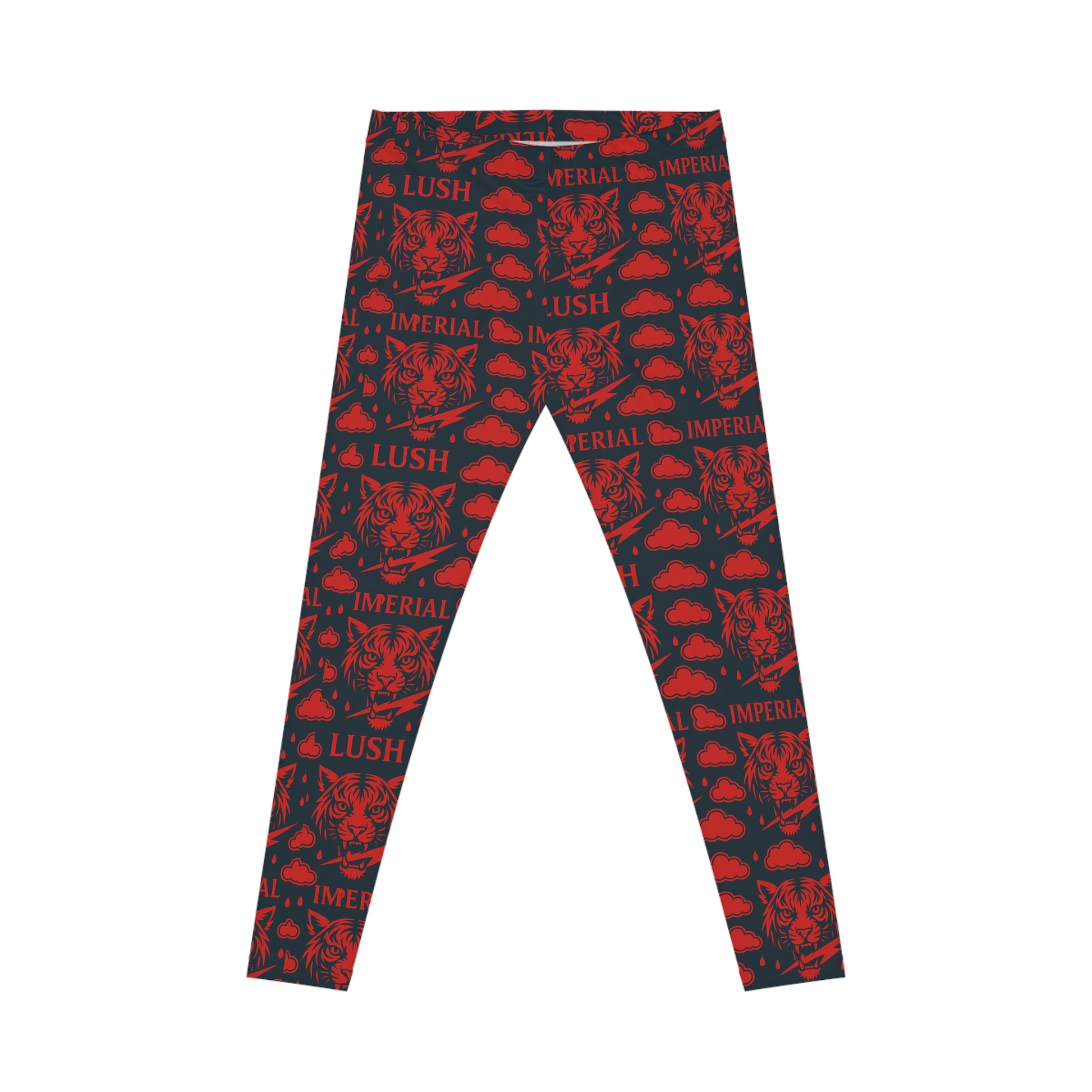 Red & Navy Leggings