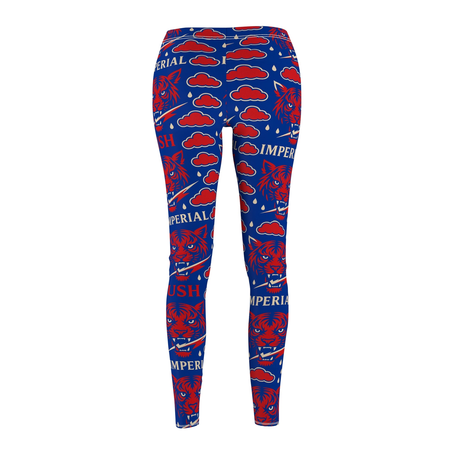 Royal Blue & Red Leggins