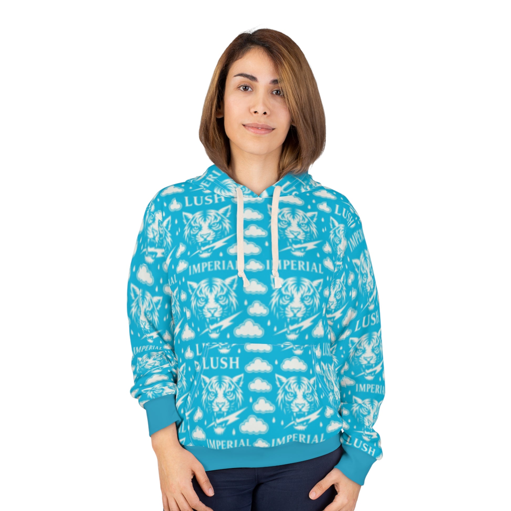 Sea Blue Royal Voltage Unisex Hoodie