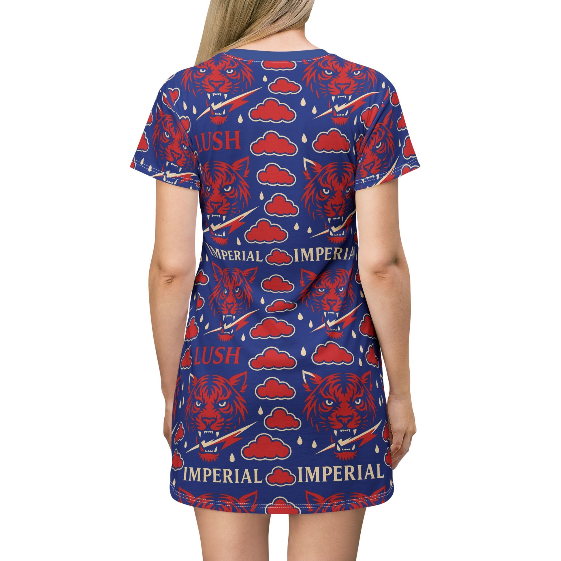 Royal Blue And Royal Voltage Dress