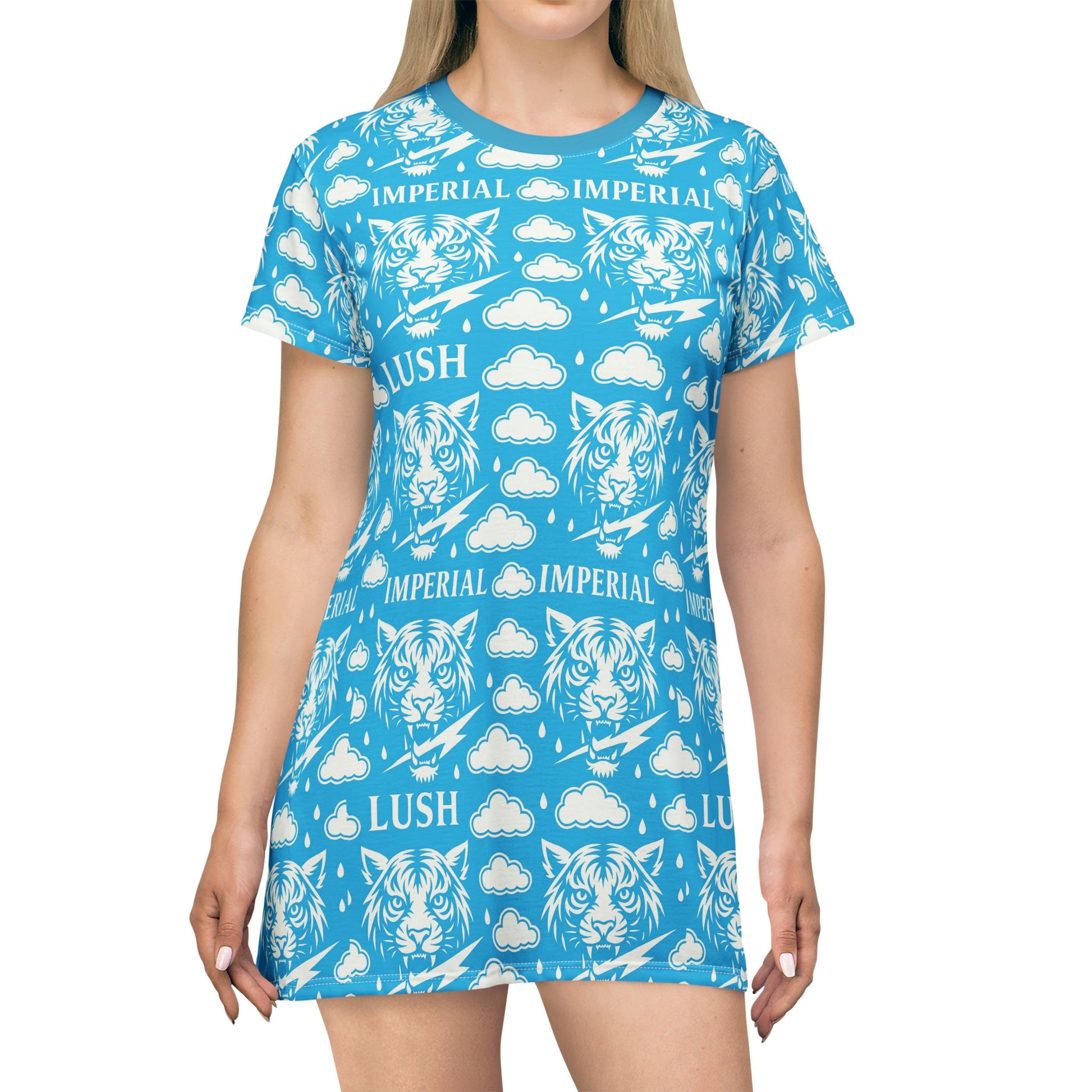 Sea Blue Royal Voltage Dress