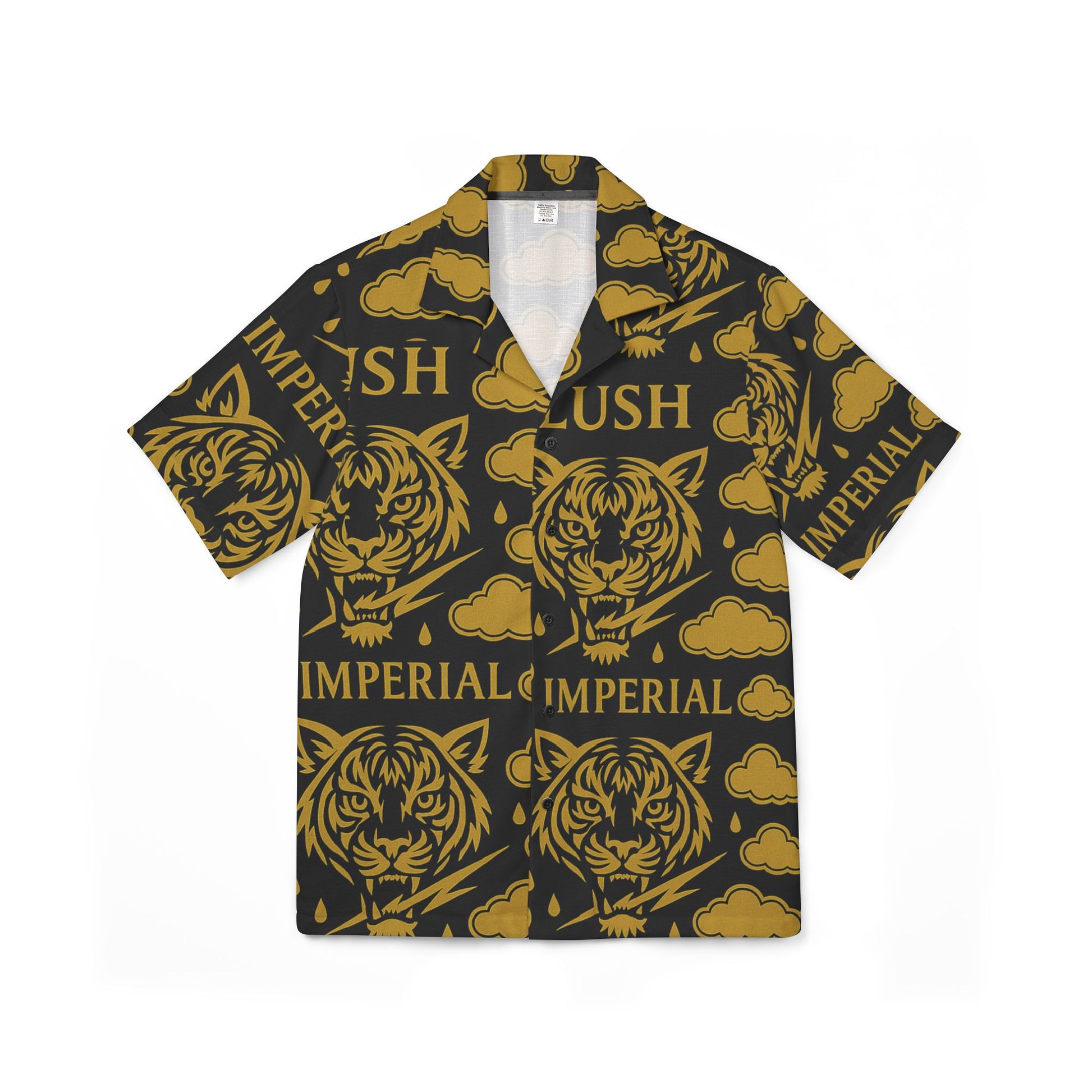 Polyester Tiger Reign Black & Gold shirt