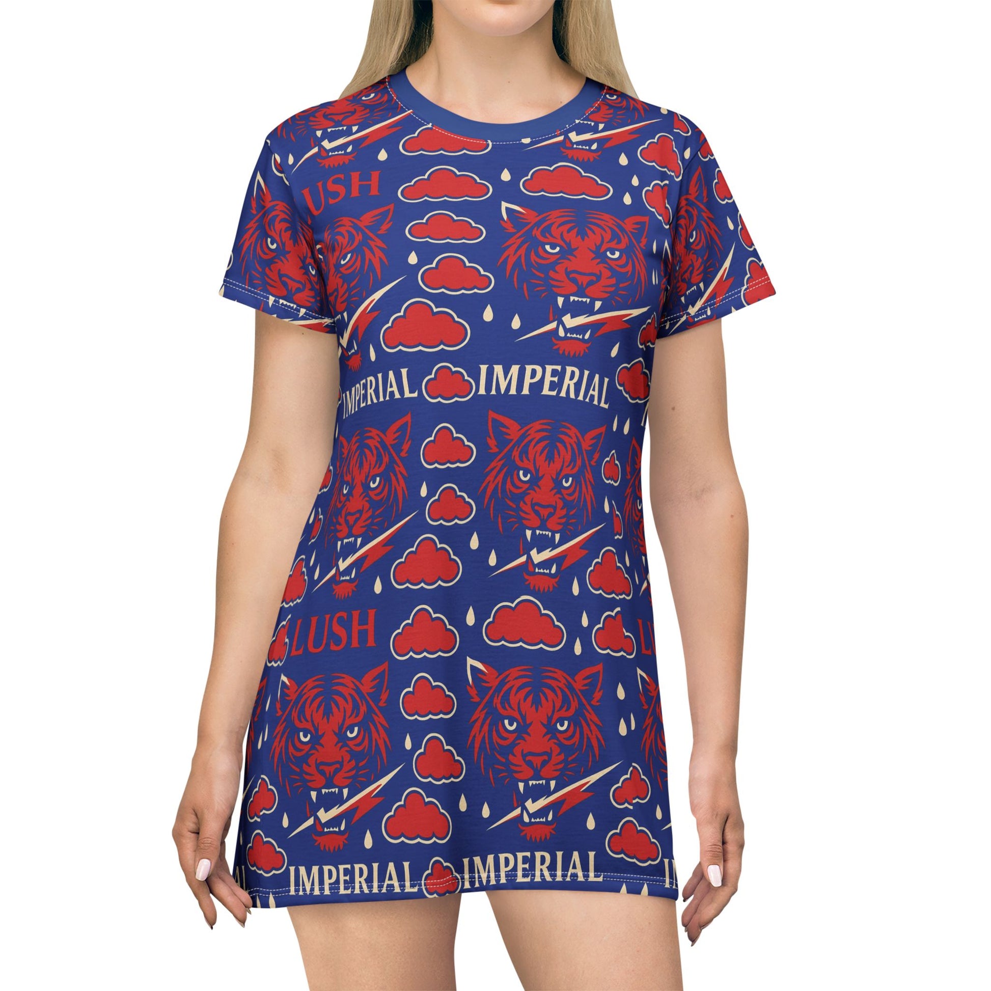 Royal Blue And Royal Voltage Dress