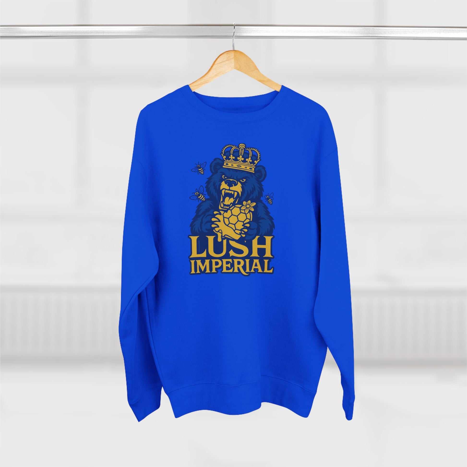 Lush Imperial Crewneck Sweatshirt - Cozy Unisex Pullover for Casual Wear, Gift for Beer Lovers, Unique Fashion