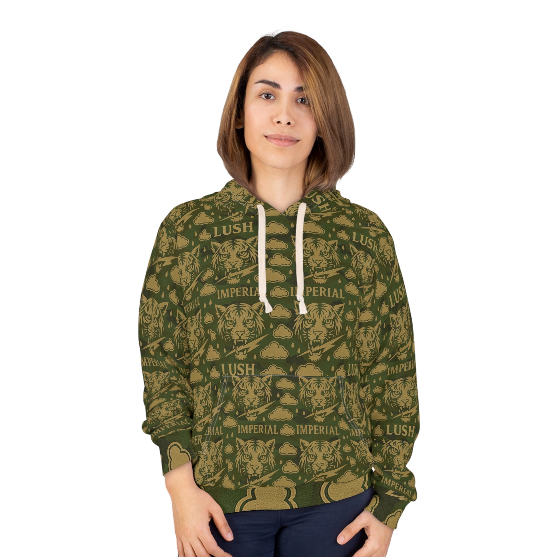 Lush Imperial Hoodie, Cozy Unisex Sweatshirt, Stylish Casual Wear, Perfect Gift for Nature Lovers, Trendy Everyday Fashion