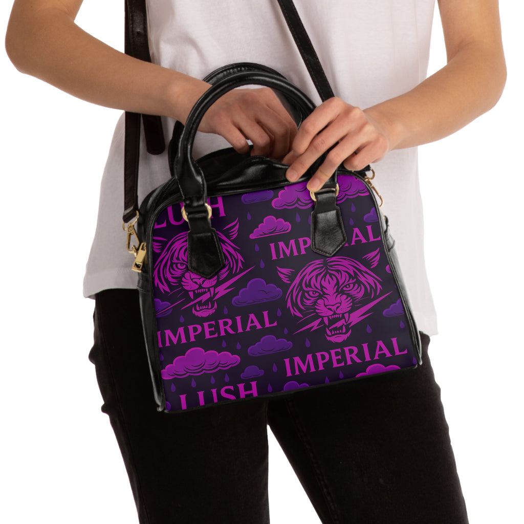 Purple Tiger Reign Purse