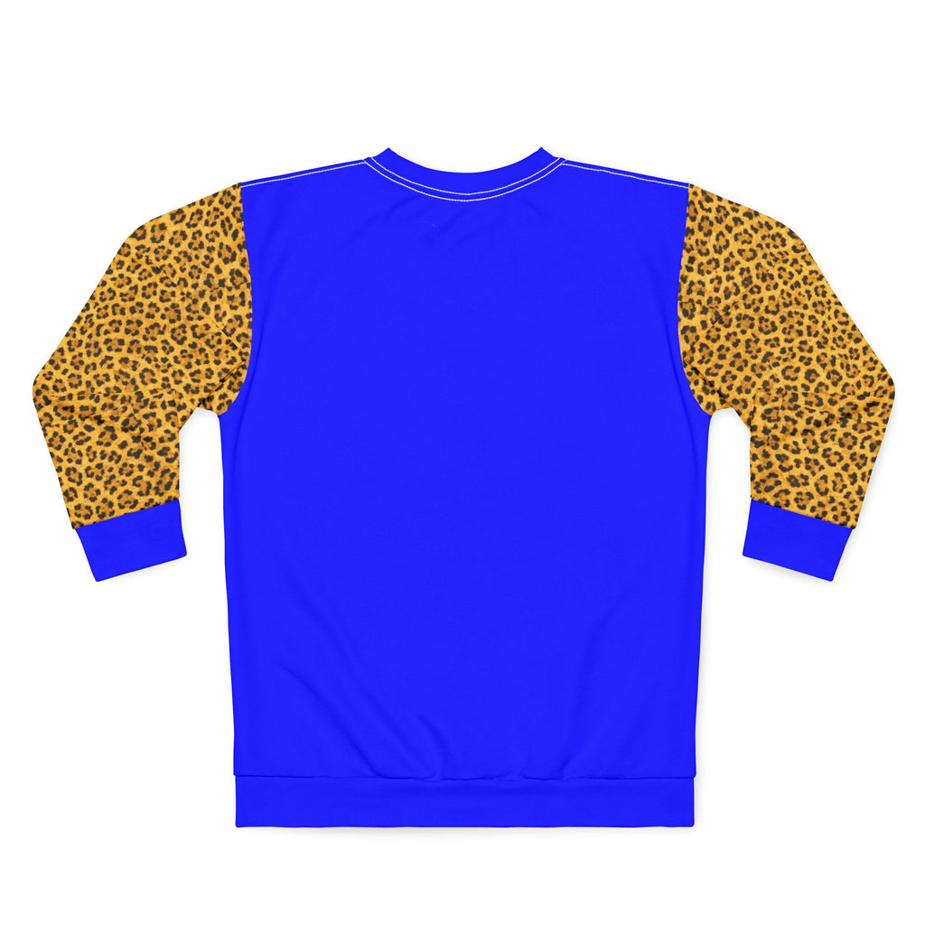 Leopard Crown Sweatshirt — "Lush Imperial" Graphic Pullover