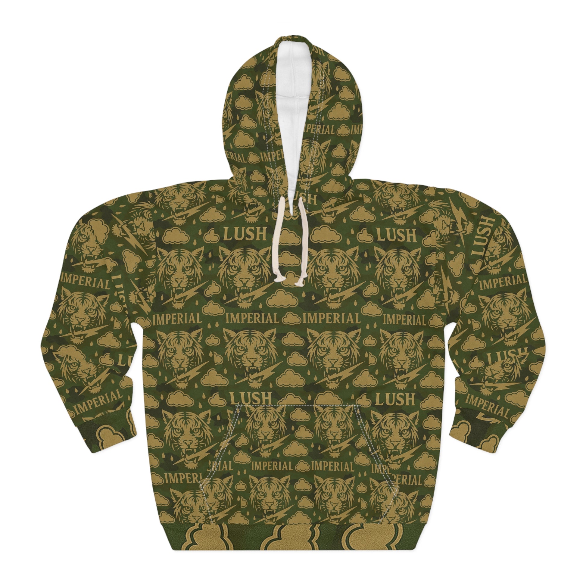 Lush Imperial Hoodie, Cozy Unisex Sweatshirt, Stylish Casual Wear, Perfect Gift for Nature Lovers, Trendy Everyday Fashion