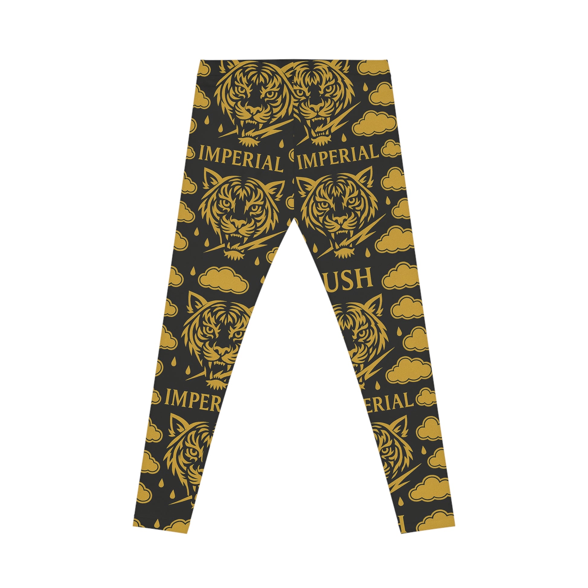 Gold & Black Royal Voltage Leggings