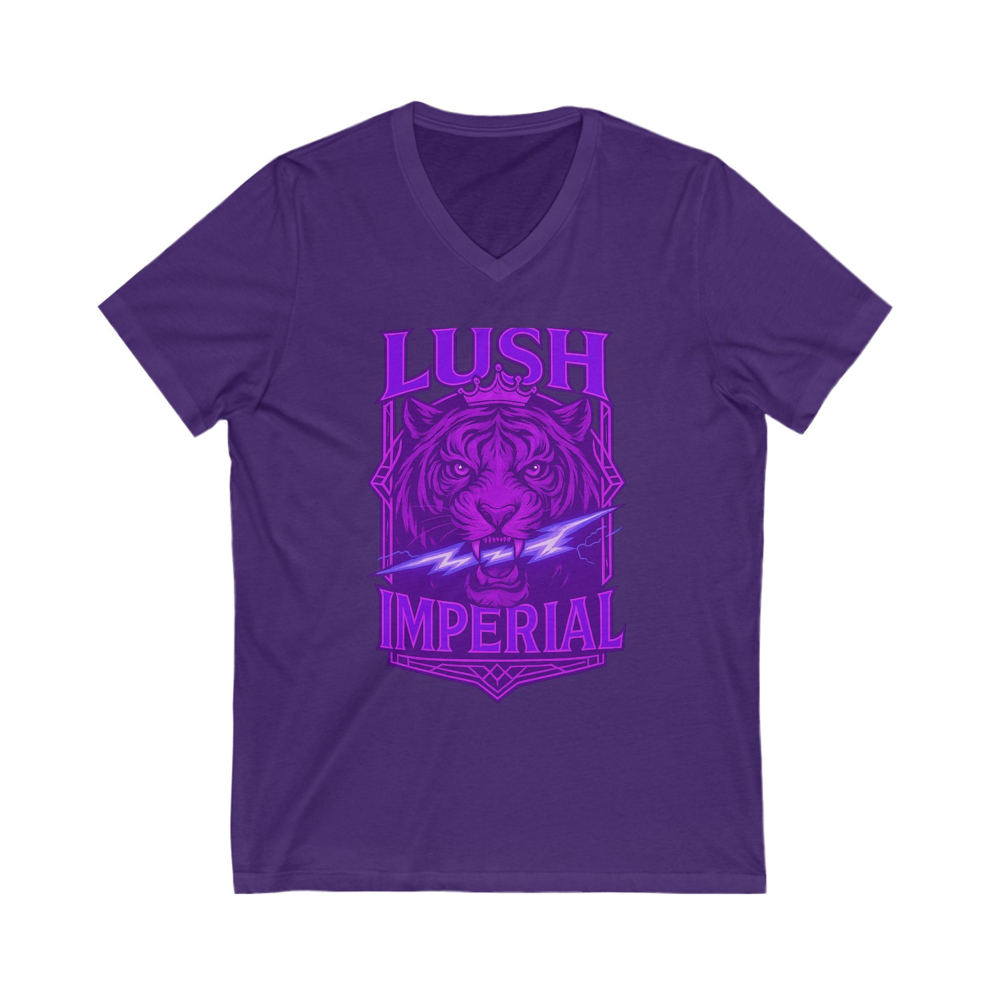 Purple Tiger Reign V-Neck