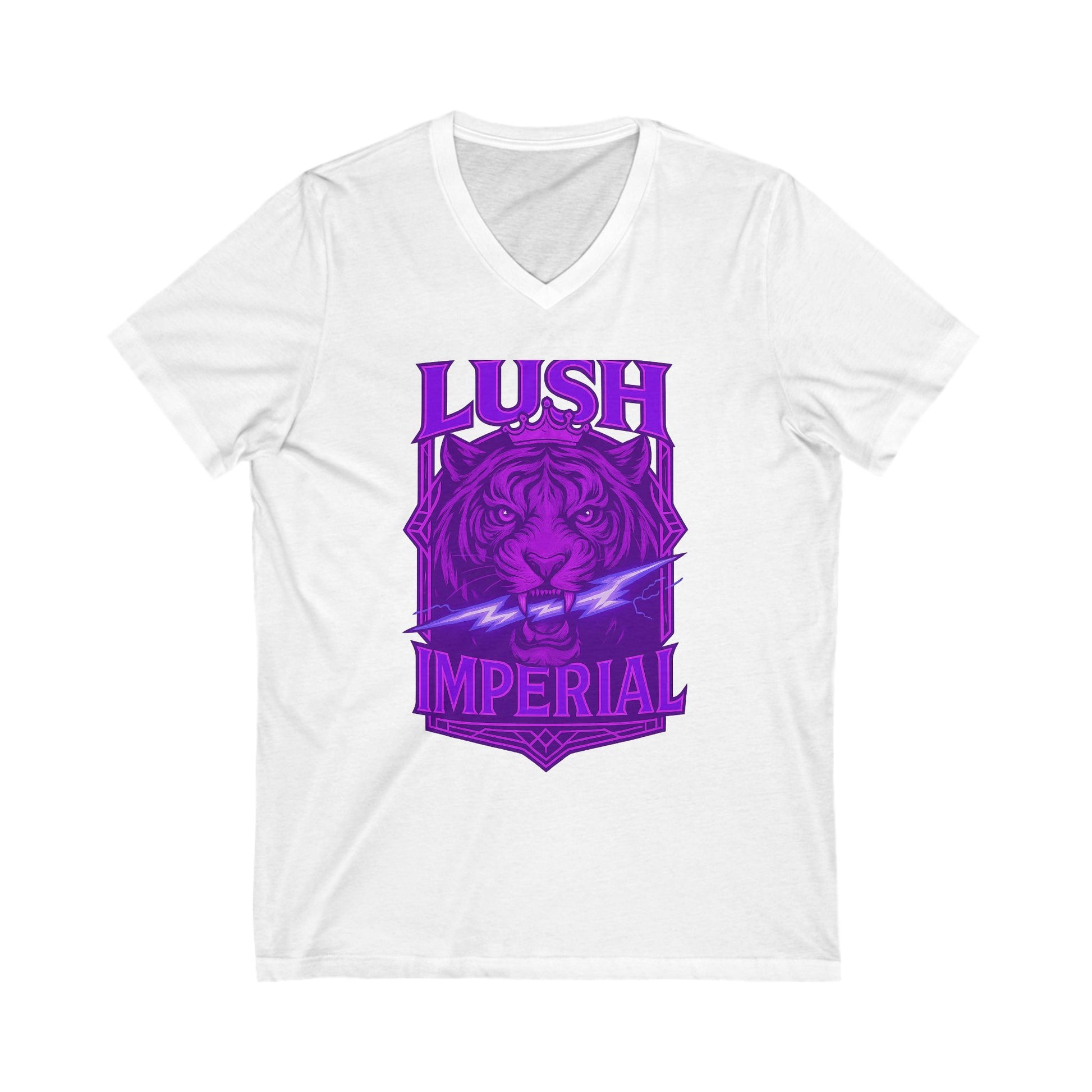 Purple Tiger Reign V-Neck