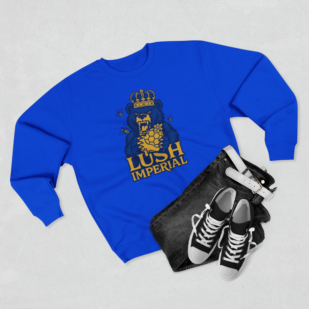 Lush Imperial Crewneck Sweatshirt - Cozy Unisex Pullover for Casual Wear, Gift for Beer Lovers, Unique Fashion