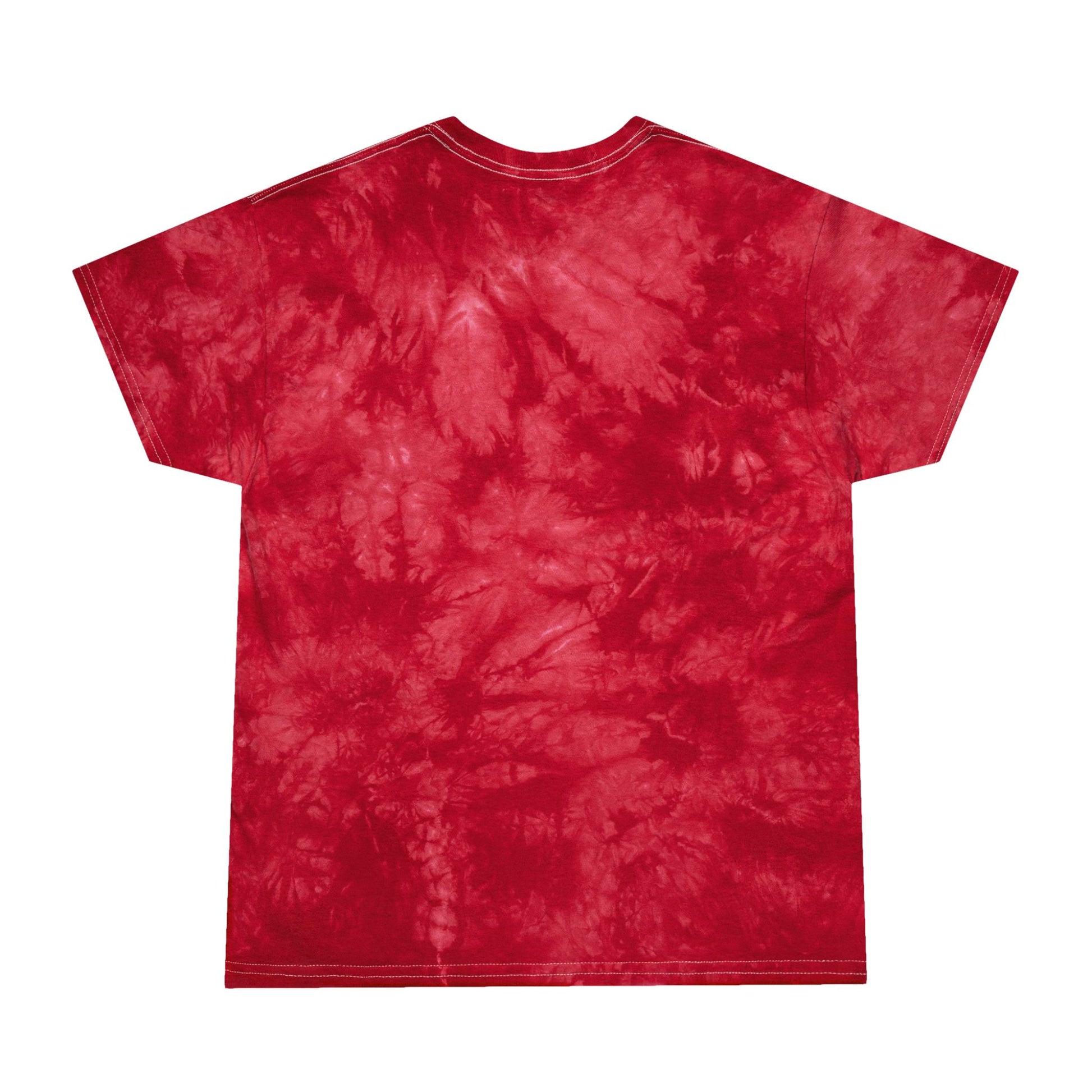 Iconic Bear  Red Vibrant Tie-Dye Tee