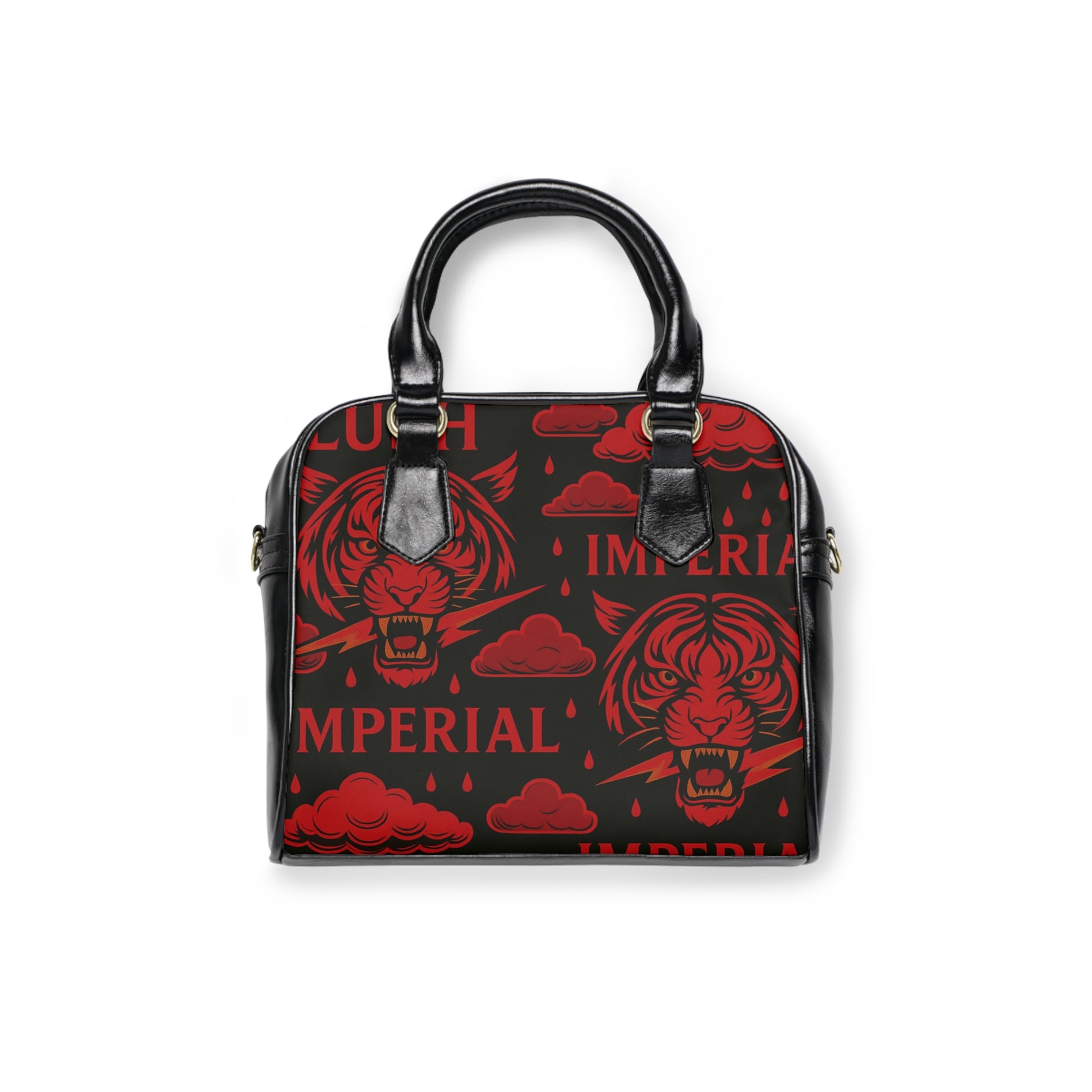Red And Black Tiger Reign Purse