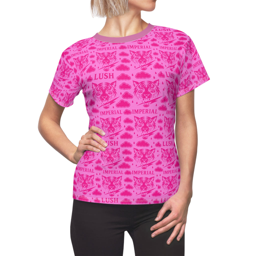 Pink Royal Voltage Pattern Shirt