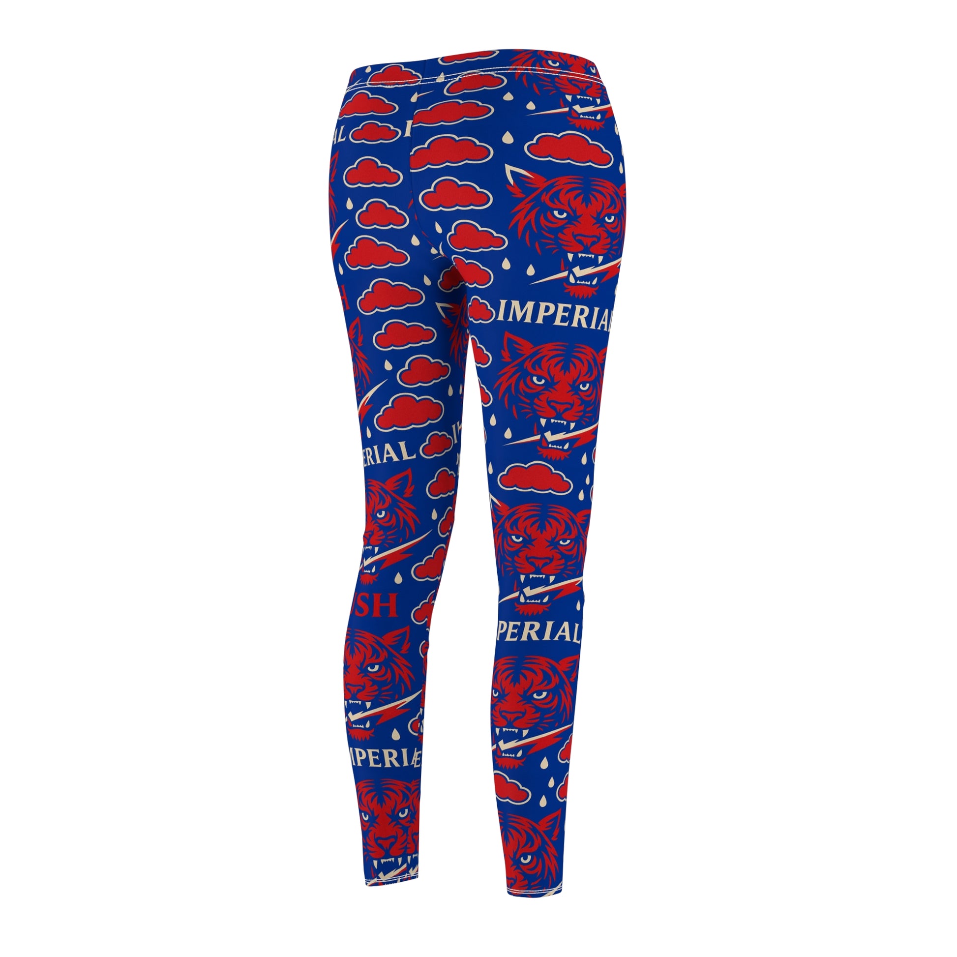 Royal Blue & Red Leggins