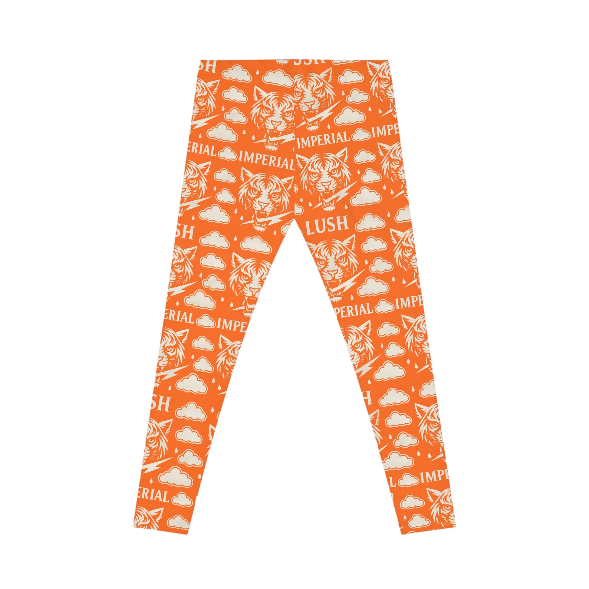 Orange Royal Voltage Women's Casual Leggings (AOP)