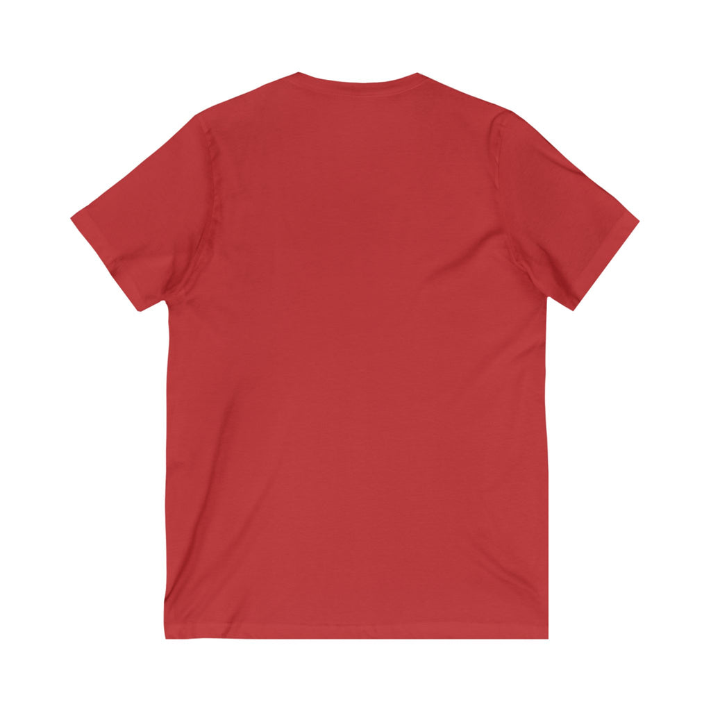 Unisex Tiger Graphic V-Neck Tee - Lush Imperial Design, Casual Fashion, Gift for Animal Lovers, Summer Wear, Unique T-Shirt