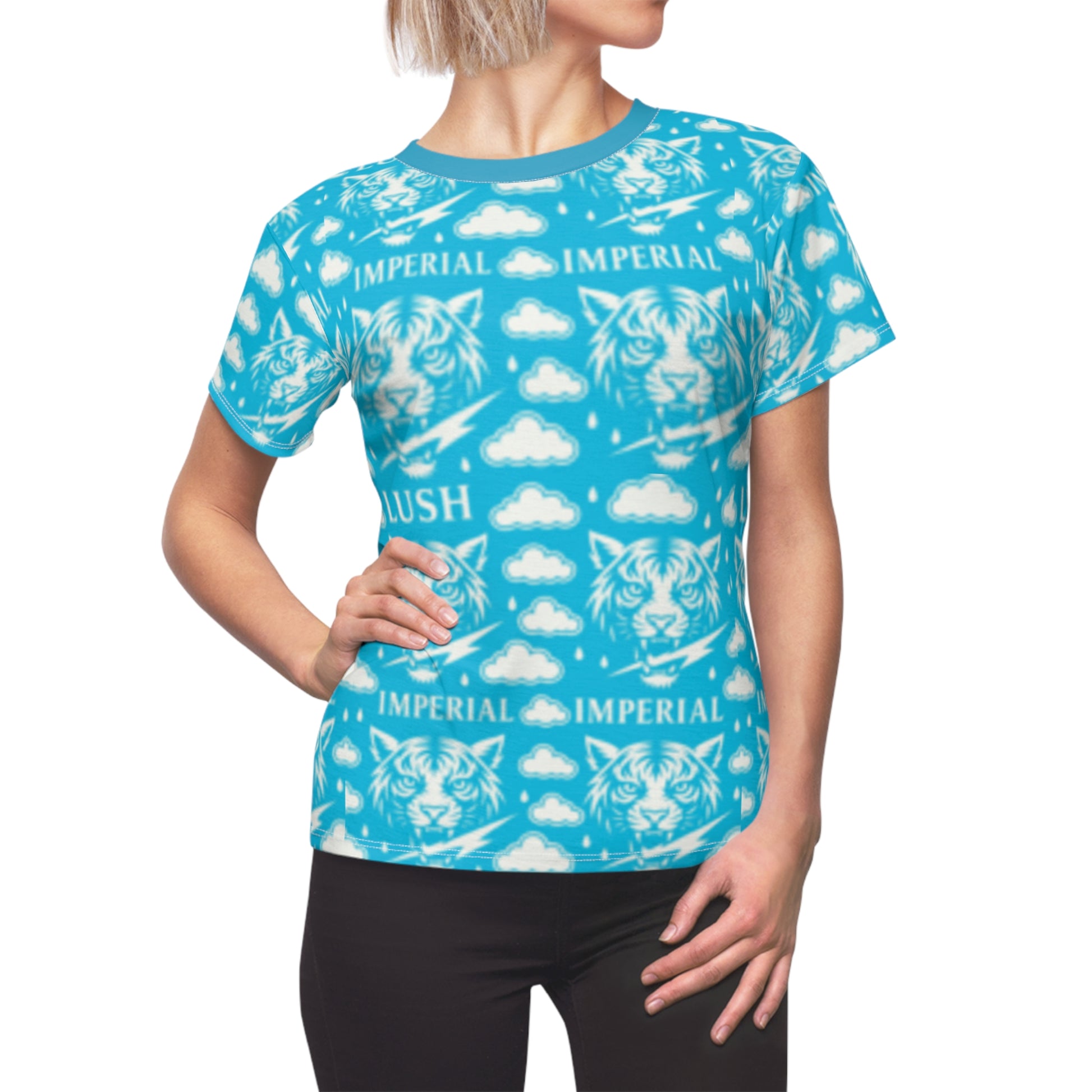 Sea Blue Royal Voltage Woman Shirt
