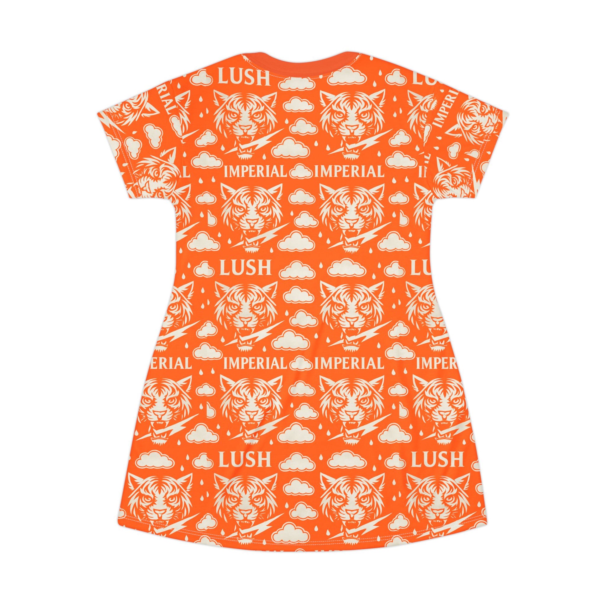 Orange Royal T-Shirt Dress (AOP)