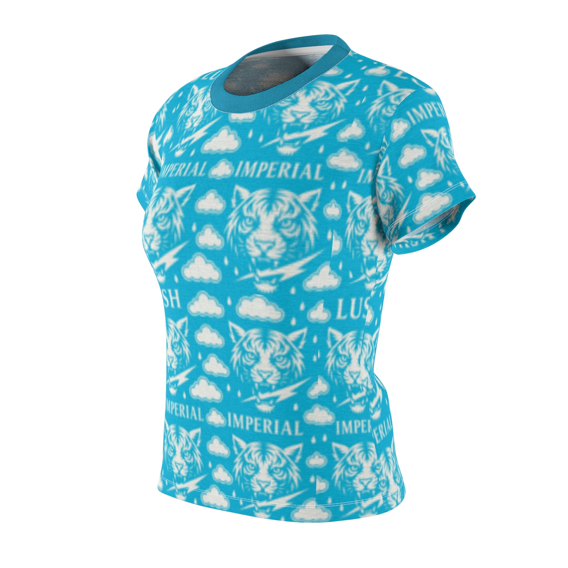 Sea Blue Royal Voltage Woman Shirt